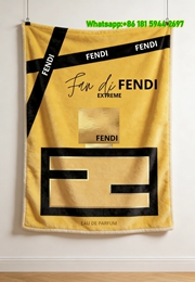 Fendi Fan di Fendi Extreme Perfume Bottle Flannel Sofa Throw Blanket IMG_9429